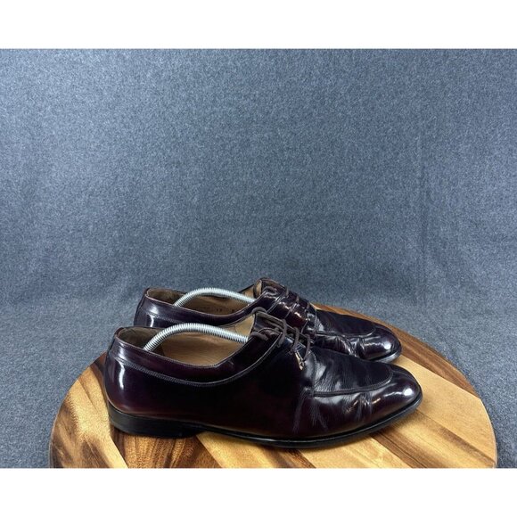 Bally "Made in Italy" Men's Caprino Derby Brown Size 13D - Picture 1 of 13